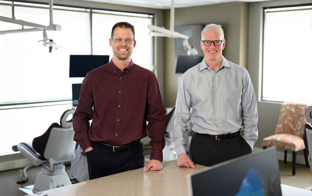Anchorage orthodontists standing at Murray Orthodontics