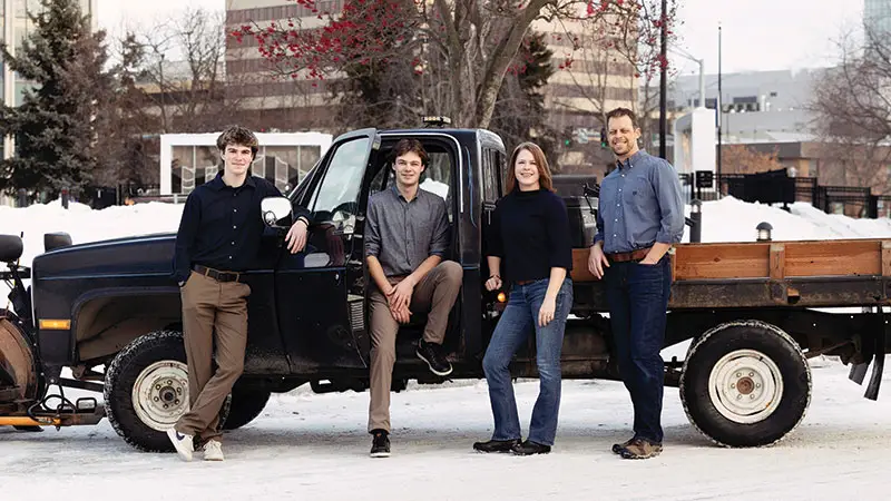 Photo of Dr. Warren Libby and Family